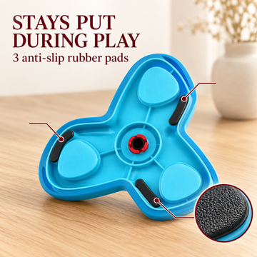 Multi-Layer Spinning Puzzle Feeder for Dogs & Cats