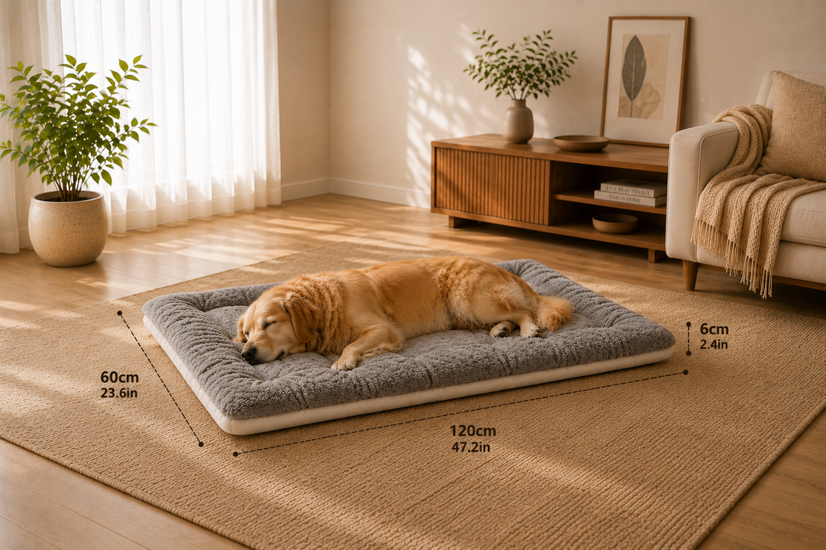 Thick Plush Dog Bed – Extra Soft Mat