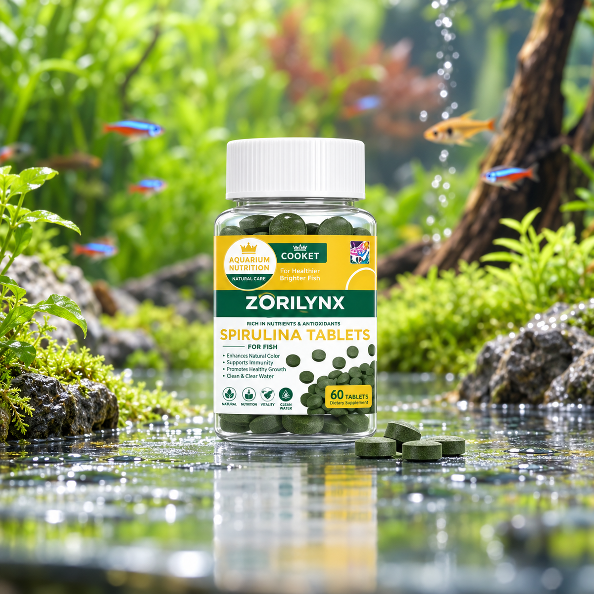 Spirulina Tablets for Fish & Shrimp
