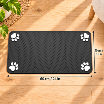 Absorbent Pet Feeding Mat for Dogs & Cats