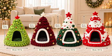 Christmas Tree Cat Cave Bed – Ready-Made