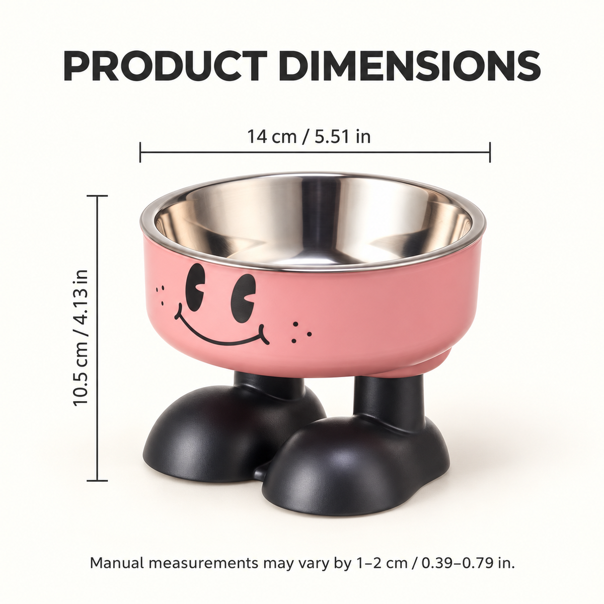 Raised Pet Food & Water Bowl