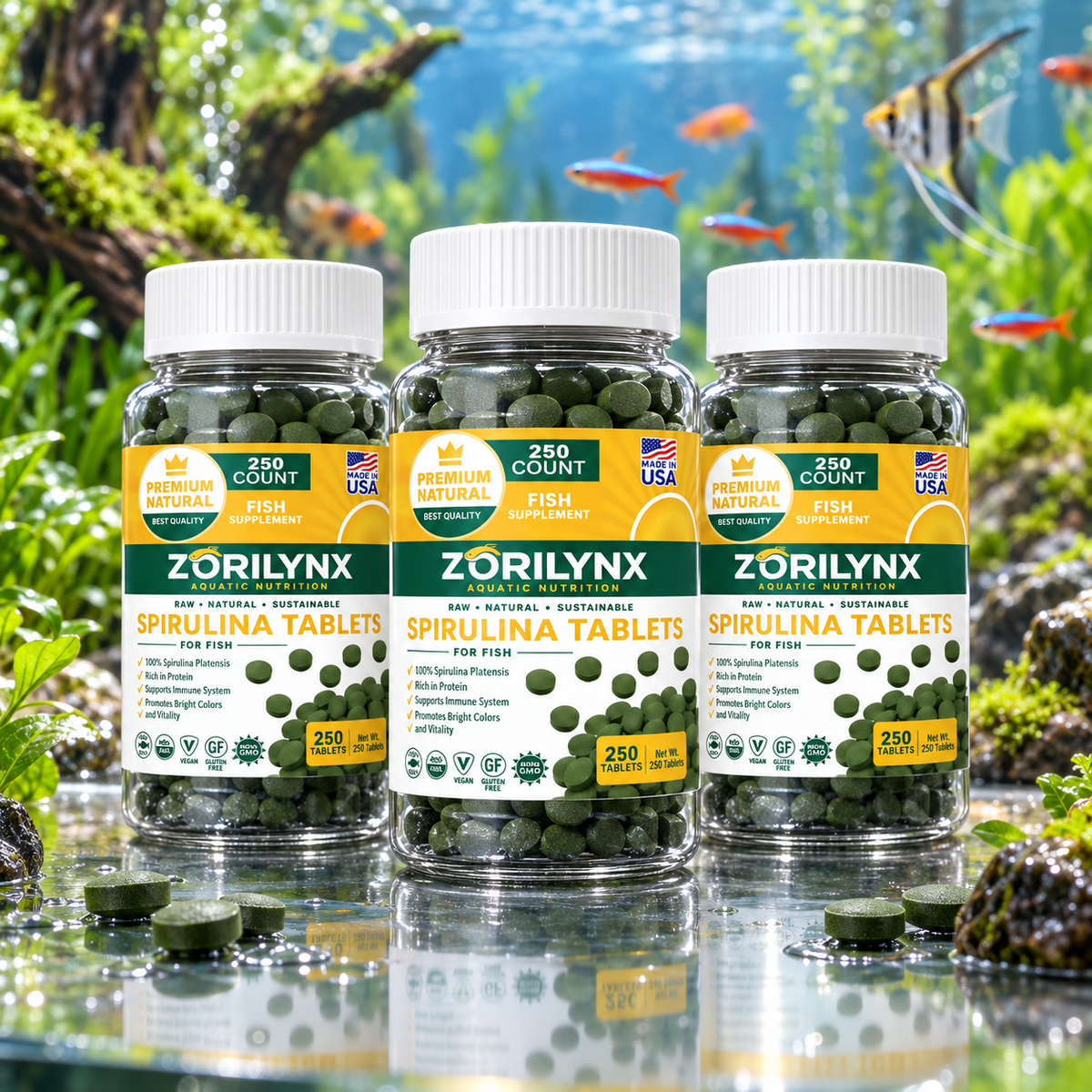 Spirulina Tablets for Fish & Shrimp