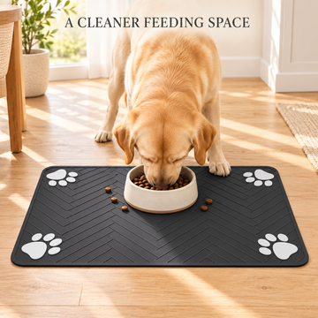 Absorbent Pet Feeding Mat for Dogs & Cats