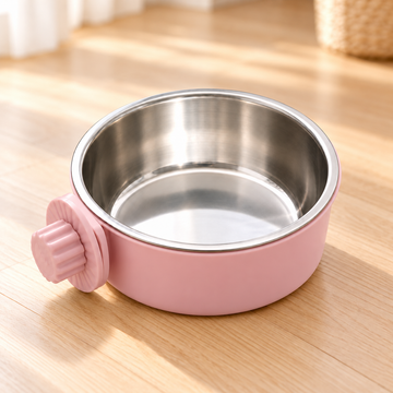 Removable Stainless Steel Crate Bowl