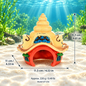 Resin Aquarium Hideout Ornaments for Betta Fish & Shrimp