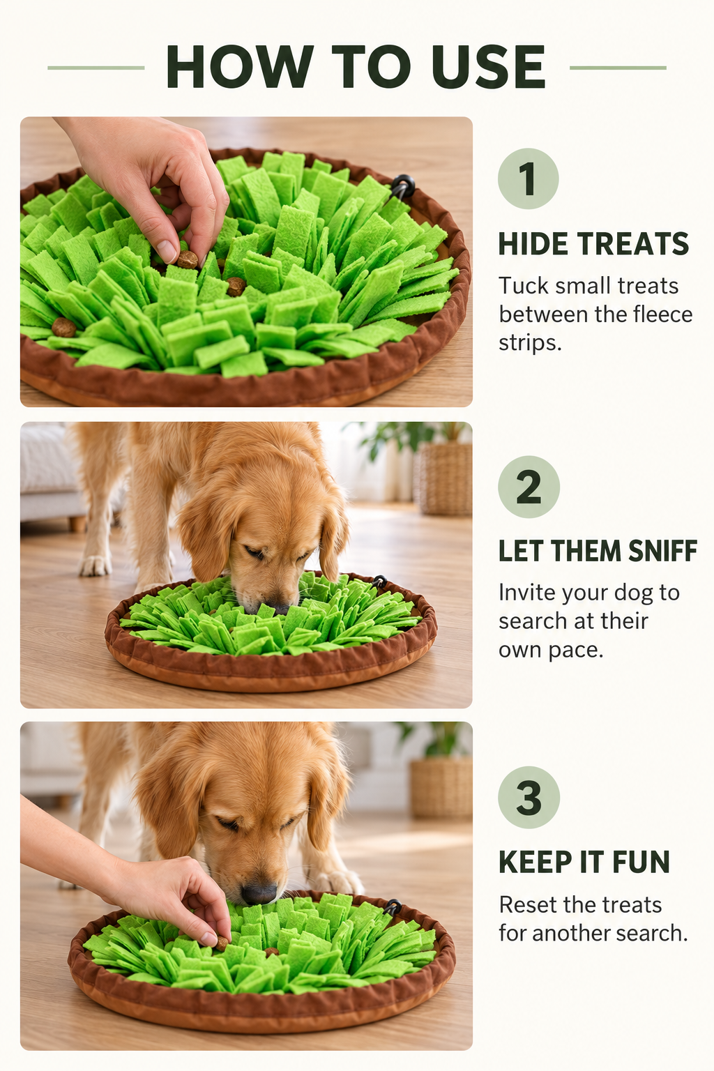 Interactive Snuffle Mat for Dogs & Cats