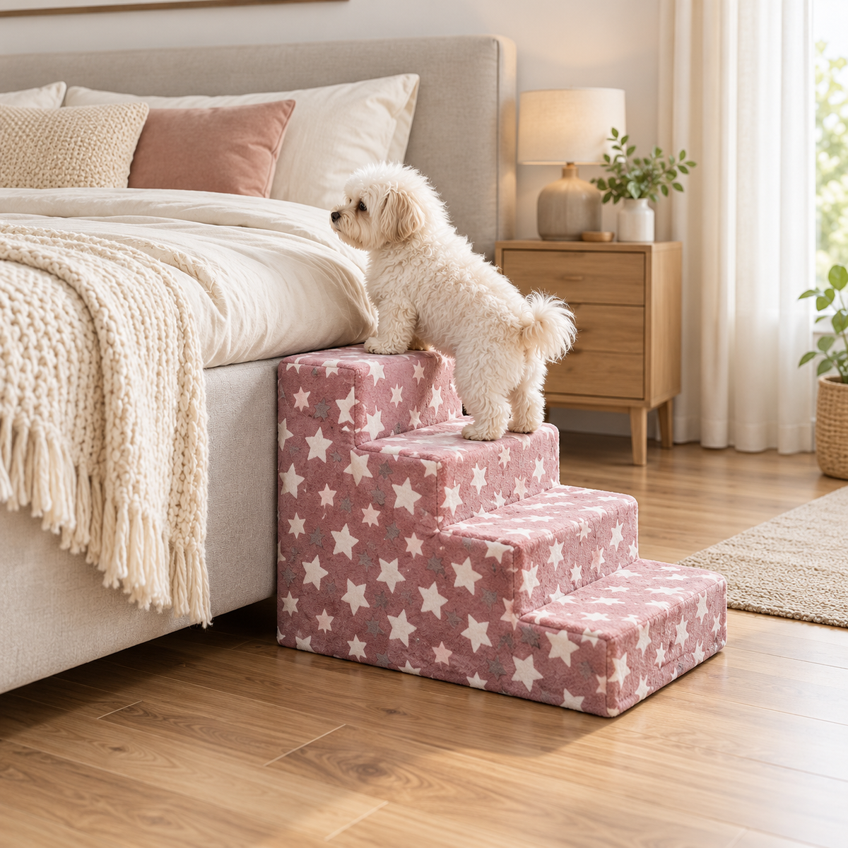 Foam Dog Steps for Beds & Couches