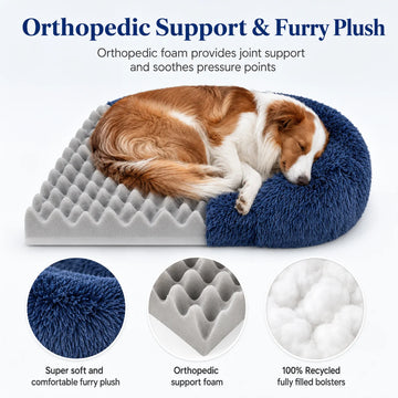 Additional view of Plush Pet Sofa Bed