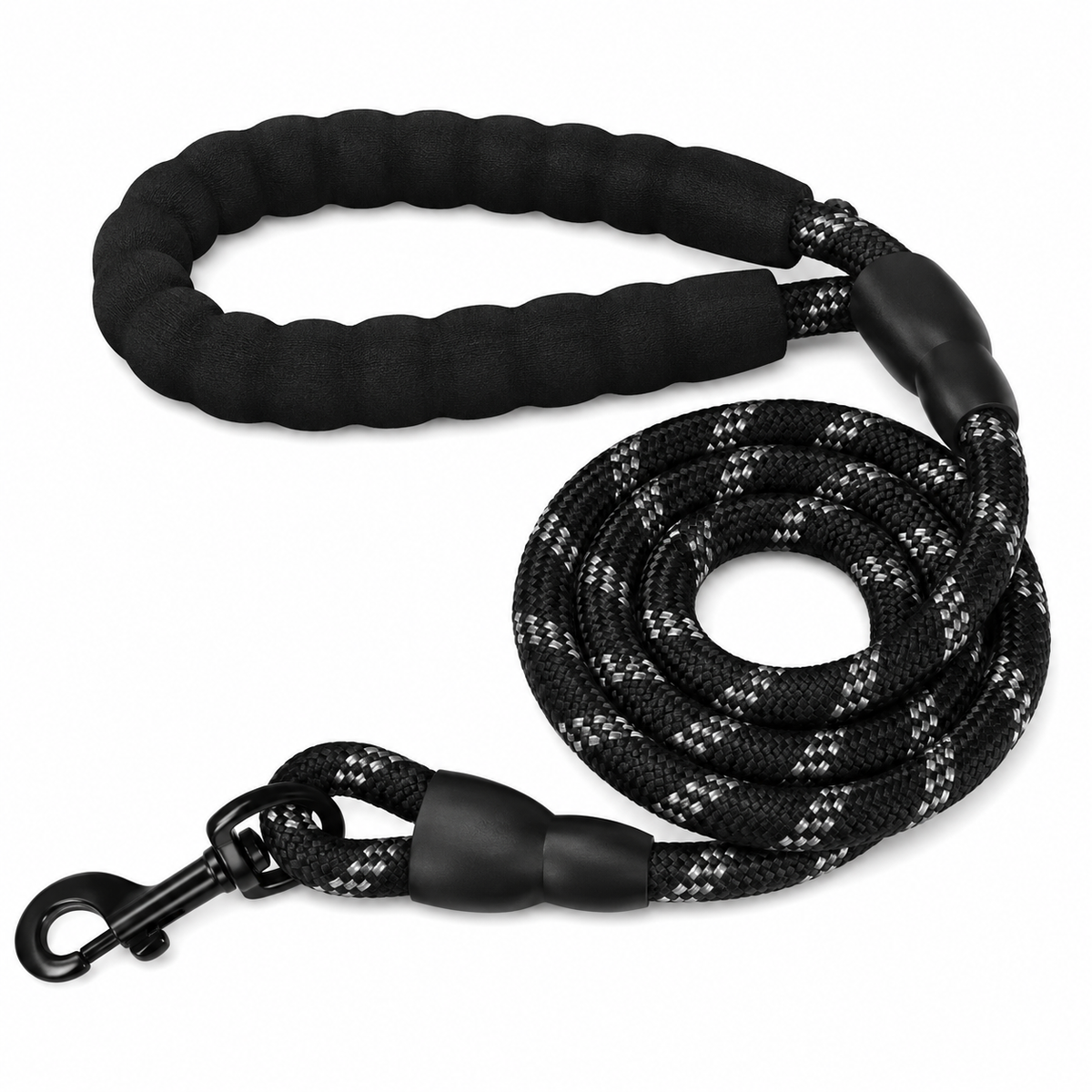 Reflective Dog Leash – Strong Nylon Rope with Soft Handle
