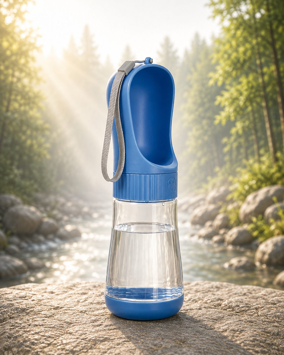 WiniBoop Portable Pet Water Bottle – 2-in-1 Travel Dispenser for Dogs, Cats & Rabbits