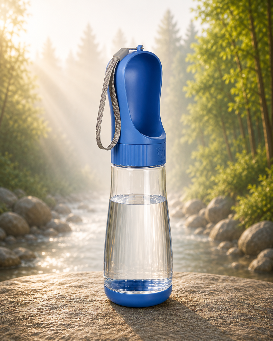 WiniBoop Portable Pet Water Bottle – 2-in-1 Travel Dispenser for Dogs, Cats & Rabbits