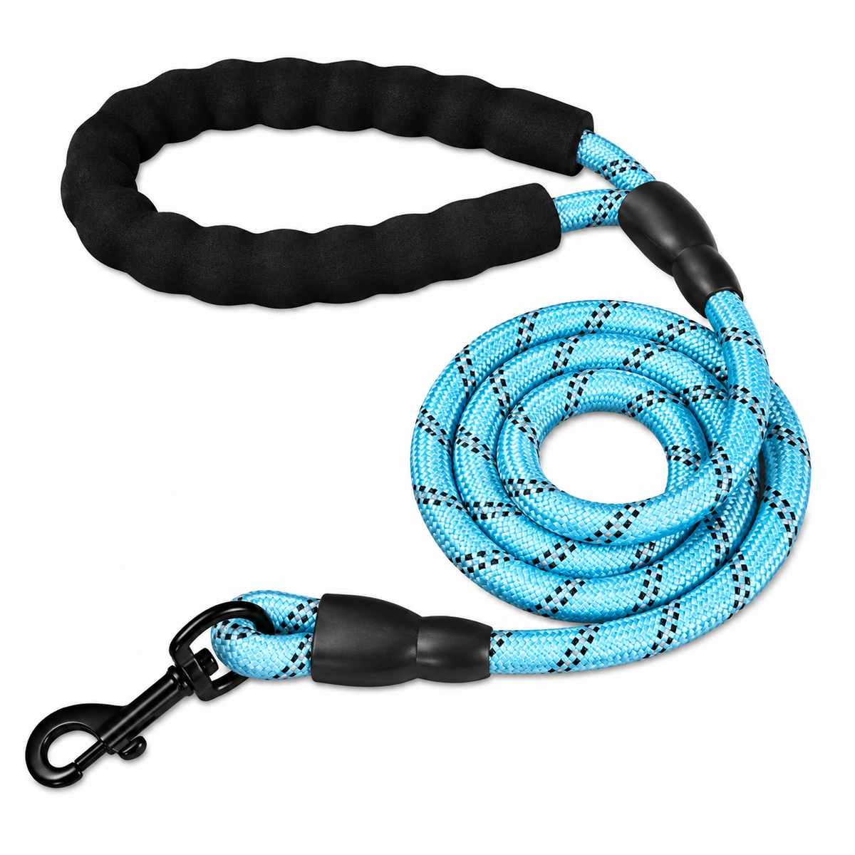 Reflective Dog Leash – Strong Nylon Rope with Soft Handle