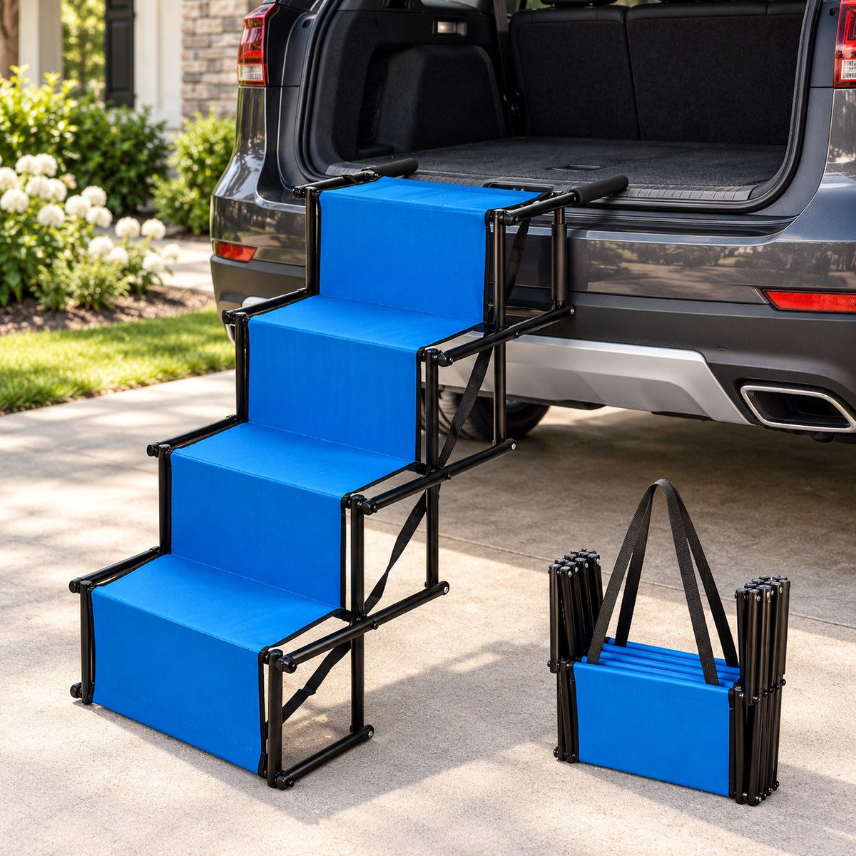 Folding Dog Car Steps