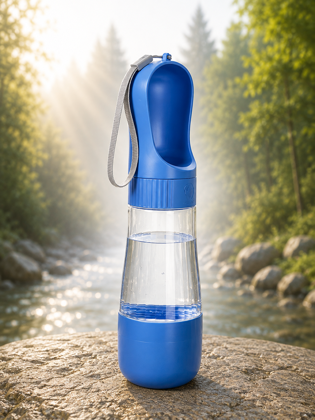 WiniBoop Portable Pet Water Bottle – 2-in-1 Travel Dispenser for Dogs, Cats & Rabbits
