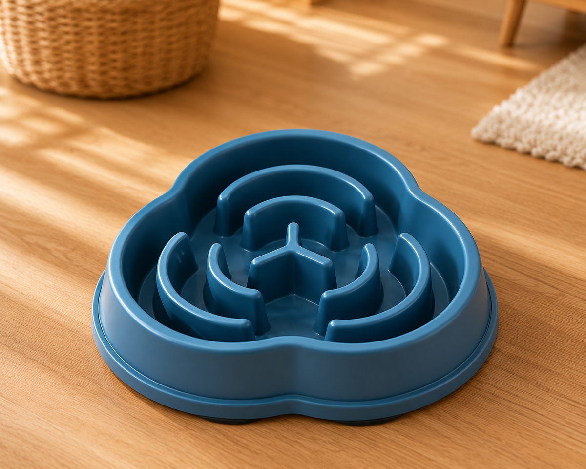 WiniBoop Slow Feeder Bowl – Anti-Choke Pet Bowl for Dogs & Cats