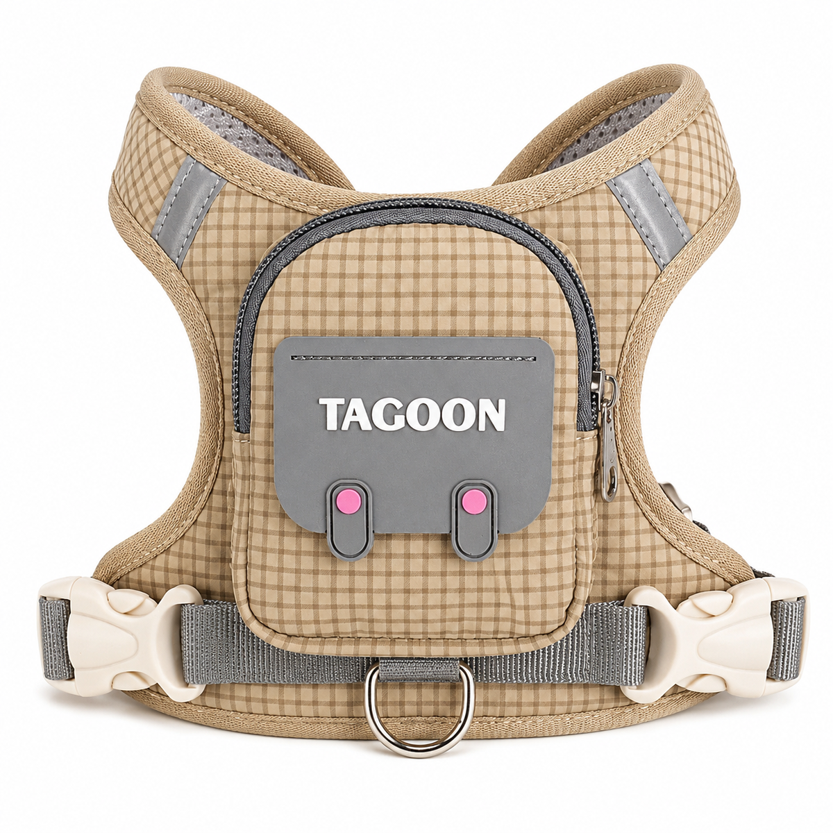 Dog Backpack Harness – Vest with Built-In Bag for Small & Medium Dogs