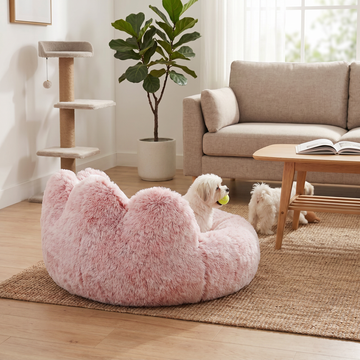 Bear Paw Pet Sofa in pink