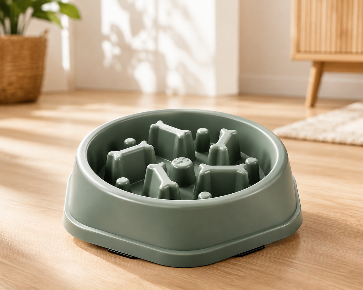 WiniBoop Slow Feeder Bowl – Anti-Choke Pet Bowl for Dogs & Cats