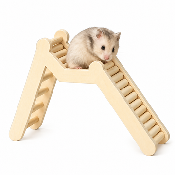 Additional view of Wooden Hamster Accessories – Ladder, Bridge & Climbing Toys | 8 Styles