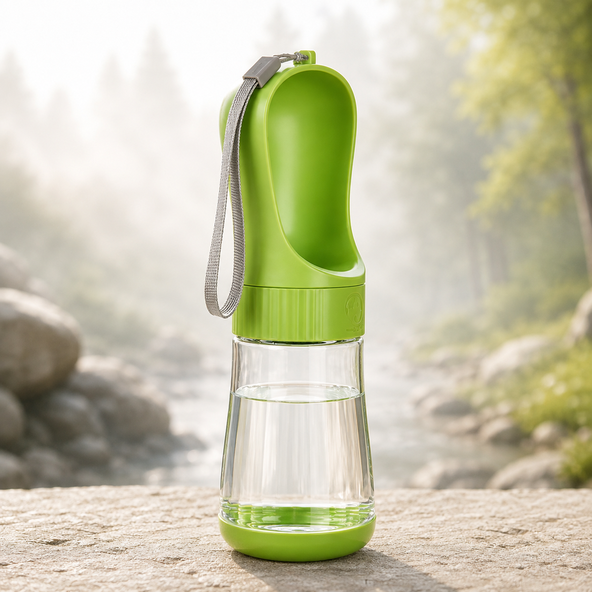 WiniBoop Portable Pet Water Bottle – 2-in-1 Travel Dispenser for Dogs, Cats & Rabbits