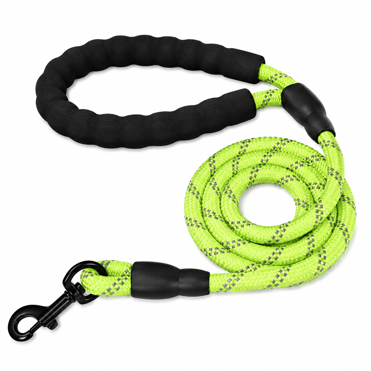 Reflective Dog Leash – Strong Nylon Rope with Soft Handle