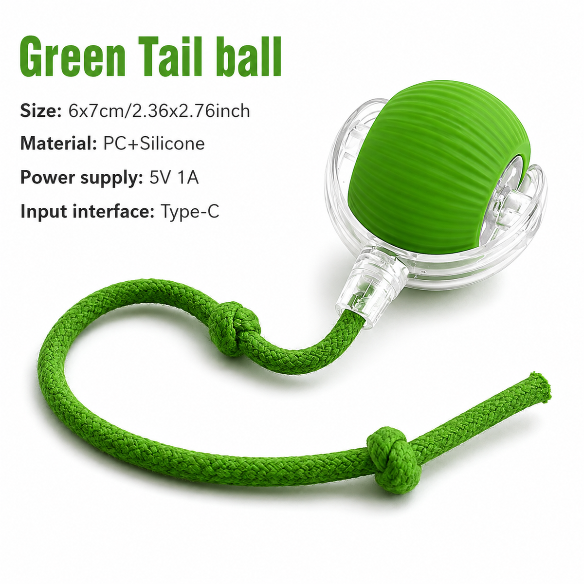 Smart Rolling Cat Ball – Automatic Electric Toy with Tail for Indoor Cats