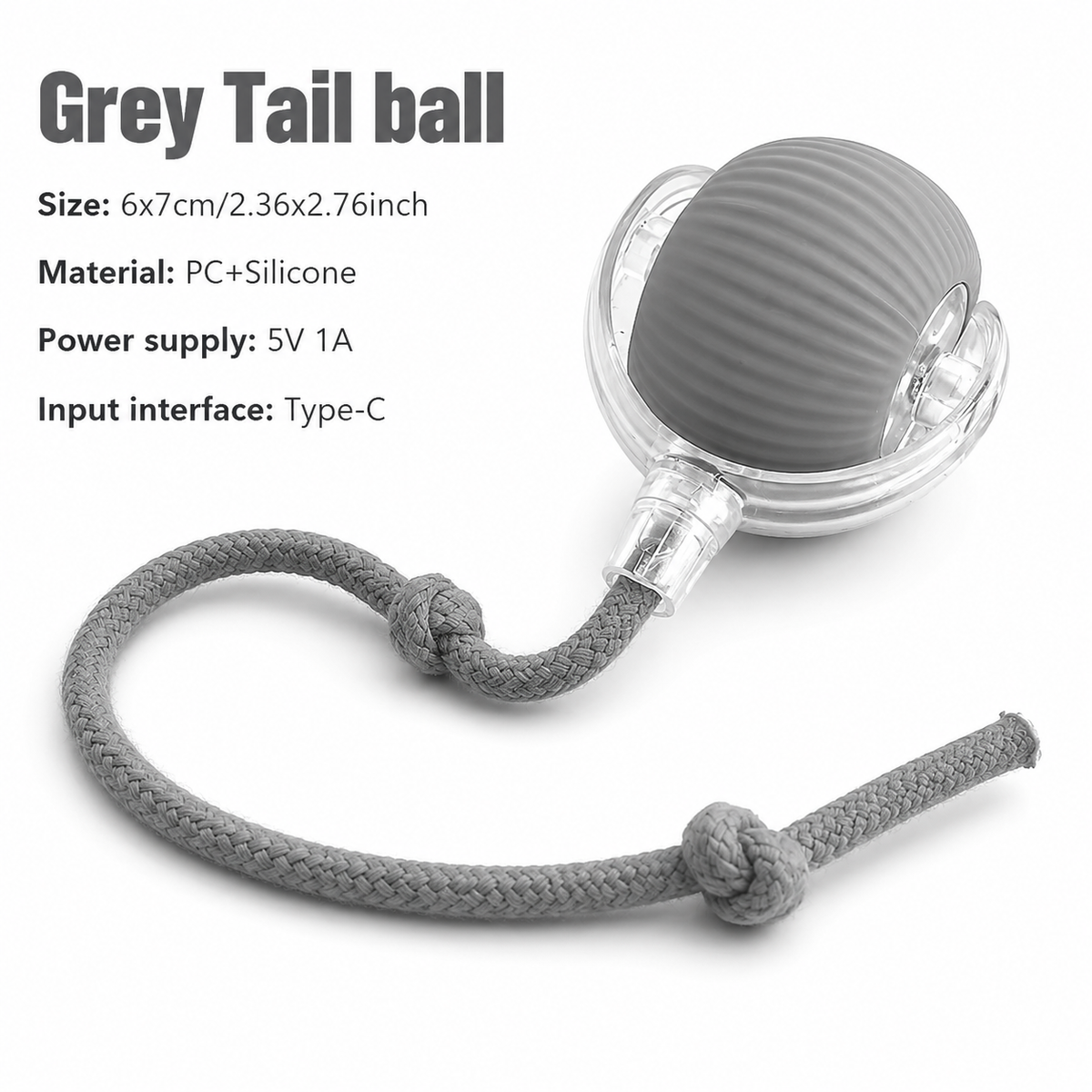 Smart Rolling Cat Ball – Automatic Electric Toy with Tail for Indoor Cats