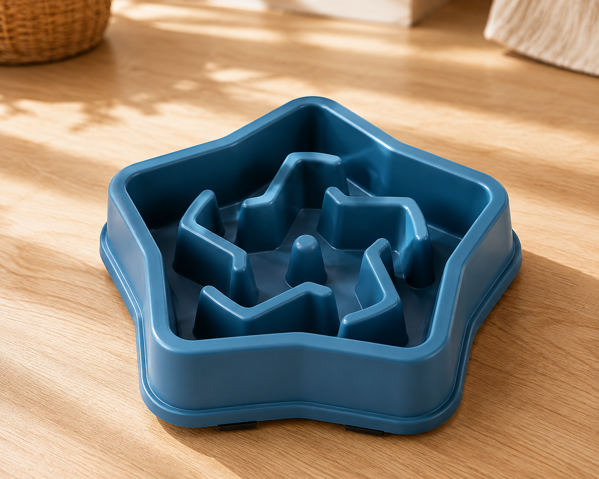WiniBoop Slow Feeder Bowl – Anti-Choke Pet Bowl for Dogs & Cats