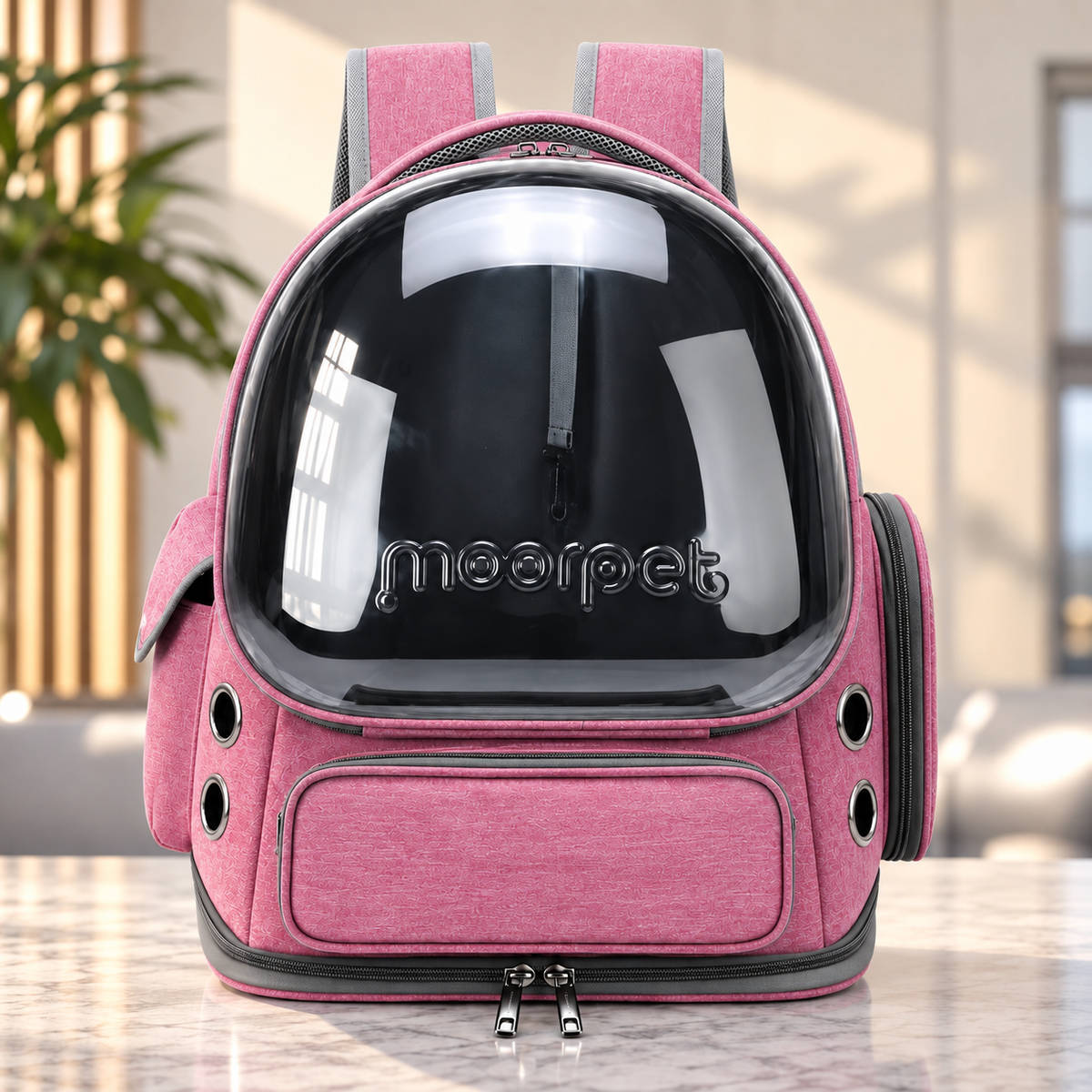 Transparent Pet Carrier Backpack | Space Capsule Travel Bag for Cats & Small Dogs