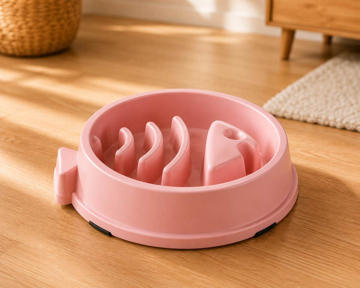 WiniBoop Slow Feeder Bowl – Anti-Choke Pet Bowl for Dogs & Cats