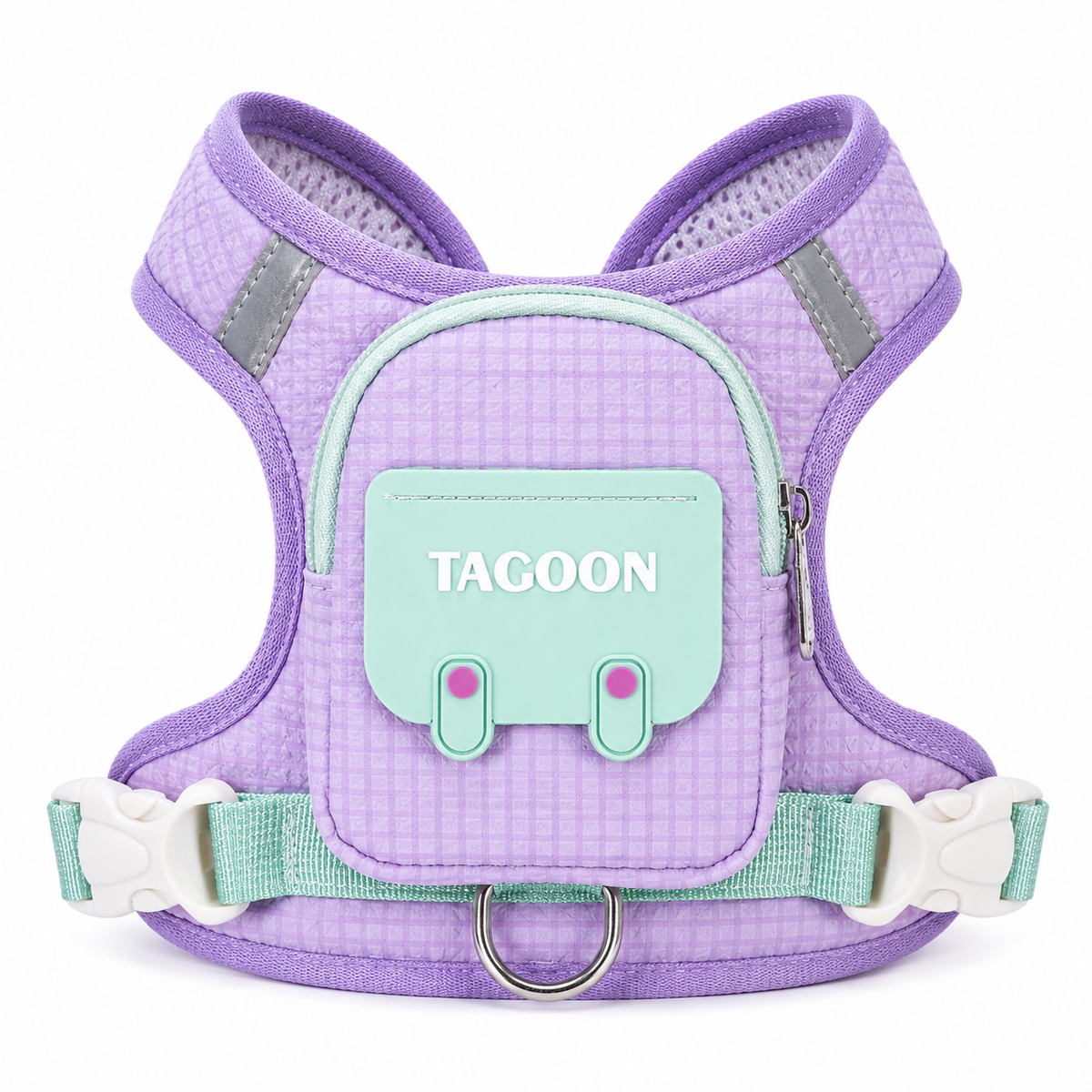 Dog Backpack Harness – Vest with Built-In Bag for Small & Medium Dogs