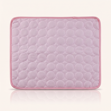 Ice Silk Pet Cooling Mat in pink