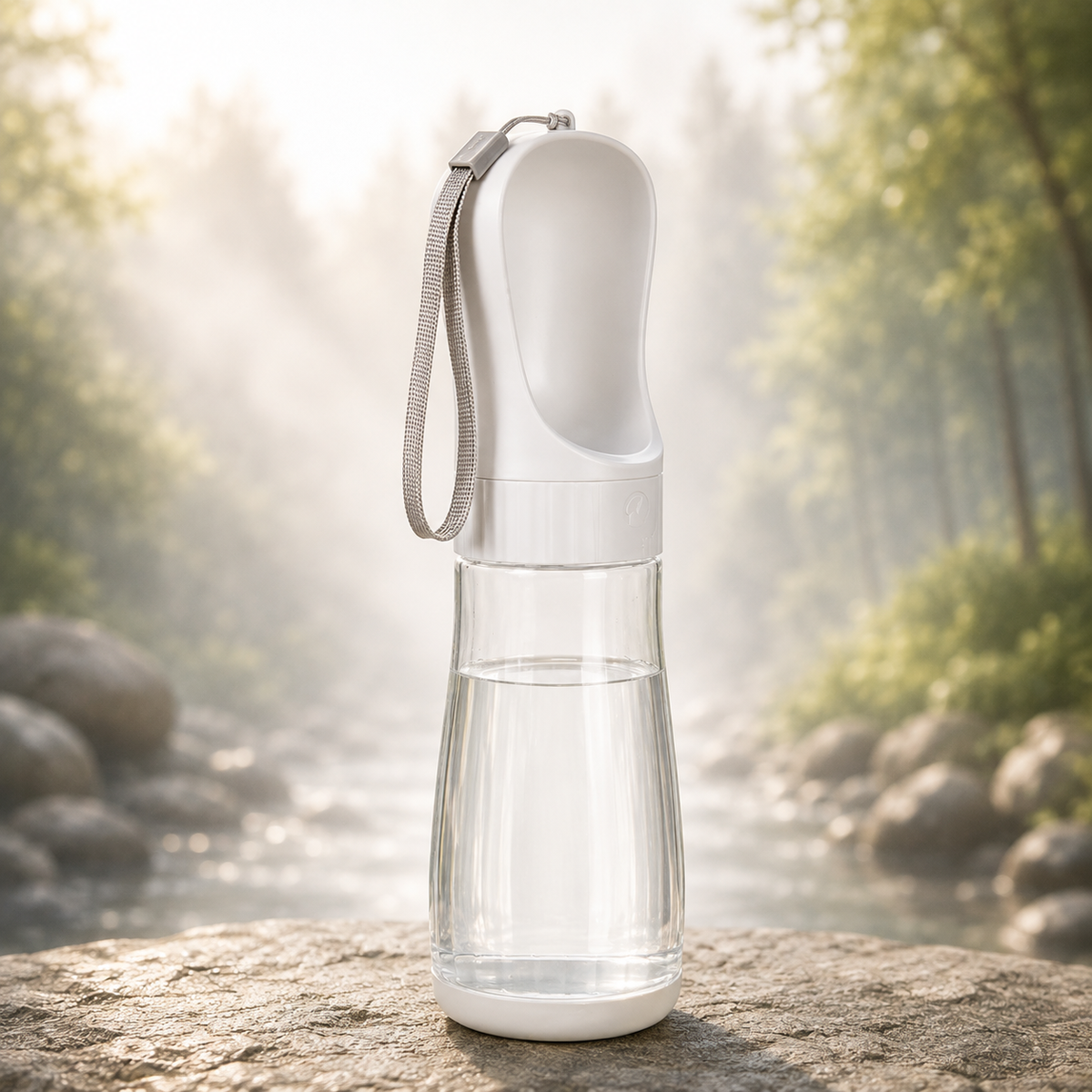 WiniBoop Portable Pet Water Bottle – 2-in-1 Travel Dispenser for Dogs, Cats & Rabbits