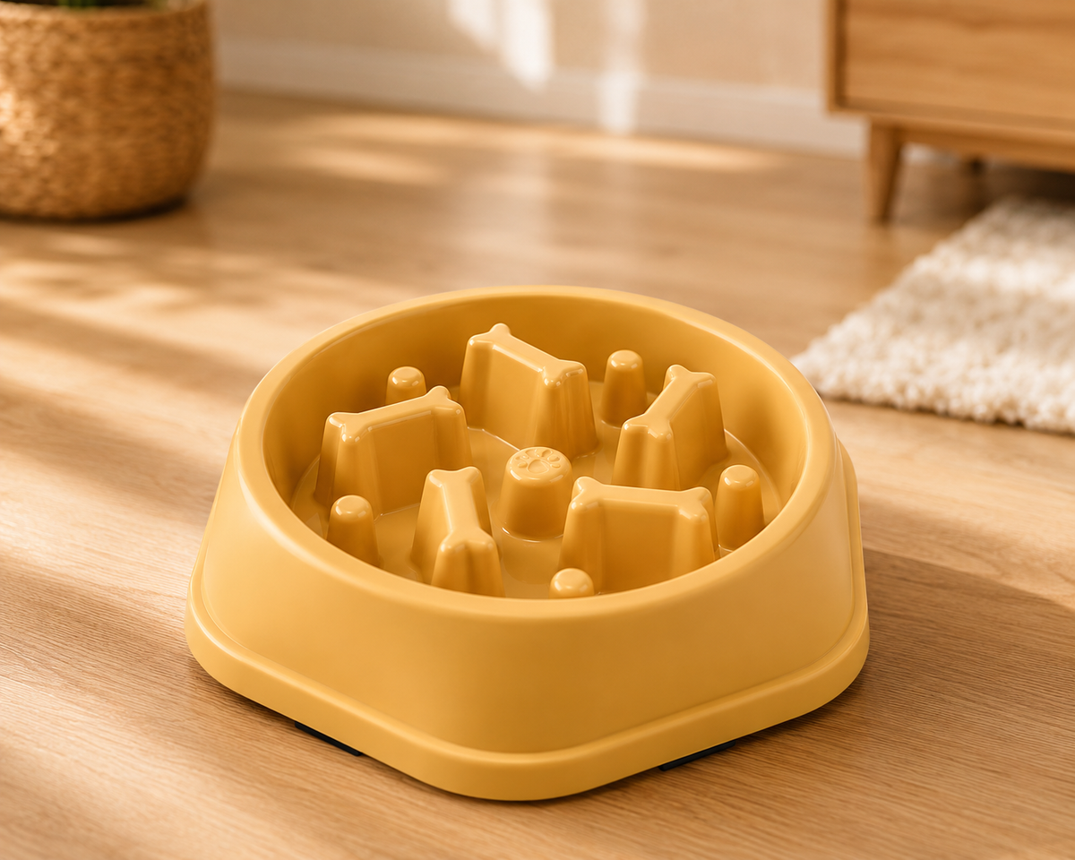 WiniBoop Slow Feeder Bowl – Anti-Choke Pet Bowl for Dogs & Cats